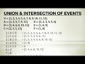 Math 10 3rd Quarter - Union & Intersection of Events