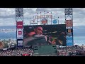 Opening Day Ceremony Oracle Park San Francisco Giants vs San Diego Padres April 5th, 2024