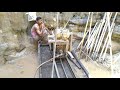 🔥 वाहीर मध्ये आडवे बोरींग मशीन ! side borewell drilling machine ! vihir pani