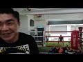 Learning how to spar with Kru Jaipet - 28/10/18