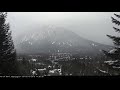 Watching the Snow RolI in over Mt. Si