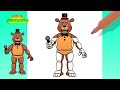 Como DESENHAR o TOY FREDDY - Cómo DIBUJAR a TOY FREDDY - Five Nights at Freddy’s - FNAF