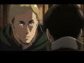 Erwin gets levi to join the scouts | attack on titan: no regrets [eng sub]