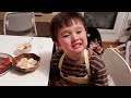 ワンオペ晩ご飯！日本語が止まらない3歳息子とピザ作り🍕