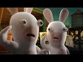 RABBIDS INVASION | 1H The Rabbids face the vacuum cleaner | Cartoon For Kids