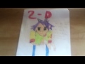 7yr old Caleb's Drawing of 2-D of The Gorrillaz