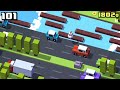 Crossy road 100 world record [17.81 sec]