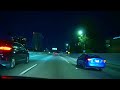 Los Angeles, California - 4K - relaxing night drive on LA's freeways, fall asleep fast.  ASMR