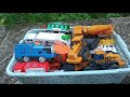 riview mainan truk kontruksi kereta thomas truk sampah truk kontainer excavator truk tangki mobil