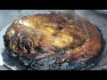 Amazing  Process of Grilling Carp Fish Around a Wood Fire | Iraqi Masgouf | Erbil Street Food