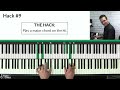 My Top 10 Piano Chord Hacks