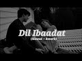 Dil Ibadat Kar Raha Hai [slowed+reverb]Full Song (LYRICS) - K.K | Tum Mile | Pritam, S,Q | Emraan H