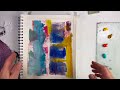 Intuitive Art Journaling - Exploring Intuitive Painting! - Why cover up bright colours, on purpose!