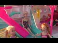 Cruise ship ! Elsa and Anna toddlers on the boat - Barbie is captain - vacation - pool - water fun