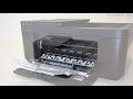 Removing jammed paper: inside printer