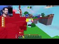 BANNING a HACKER With INFINITE FORTUNA Healing! (Roblox Bedwars)