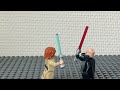 Darth Vader vs Obi-Wan Kenobi (A Lego Star Wars stopmotion) - AckbarStudios