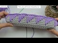 Beautiful crochet handbag made of polyester cord. A popular pattern. A simple crochet lesson