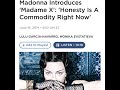 NPR Interview: Madonna Introduces 'Madame X': 'Honesty Is A Commodity Right Now' (June 2019)
