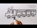 How To Draw A Train From Number 22 22 22 | How To Make Train Drawing Easy Step By Step |Easy Drawing