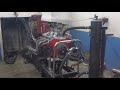 327 tunnel ram 280 Isky on the dyno