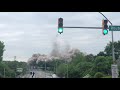 Demolition of Martin Towers In Bethlehem Pennsylvania