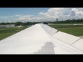 Delta 757-200 landing at Cancun Intl