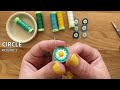 Easy Micro Crochet Earring Tutorial ✨ Learn how to make these geometric flower earrings 🌼