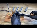 Homemade Knife Sharpening Jig /DIY GUIDED knife sharpener