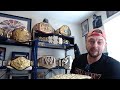 Unboxing! +Review  of ReLeather projects: WWE Scratch Logo, NXT, FANDU, WWWF, NXT UK