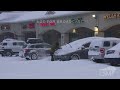 2-28-2023 Lake Tahoe, CA blizzard - cars sliding - heavy snow - homes buried