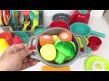 Unboxing Miniature Plastic Full Kitchen Set Collection | Toy Cooking Game | Kitchen Set Toy | Review
