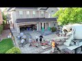 Full Time Lapse Beautiful Stamped Coloured Concrete (Driveway, Patio, Walkway)