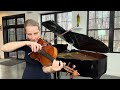 Paganini Caprice No. 5 with original bowing on viola