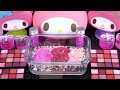 PinkPong Mixing Random With Piping Bag | PingPong Slime mixing | Satisfying Bunny Slime
