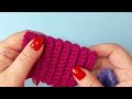 Simple tip for BETTER EDGES in SINGLE CROCHET. Finetune your crochet!