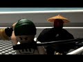 Roronoa Zoro vs Dracule Mihawk Lego Stop motion (with subtitles)