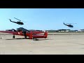 Two UH-1Hs And An AH-1F Taking Off From Ft. Campbell, Ky.