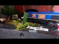 Criminal steals trains with a huge crash, thanks to @gatherlymodeller. for the inspiration  #crash