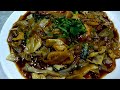 Resepi kuey teow goreng basah ala Thai || Rizal tomyam