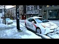 🇨🇦 【4K】❄️❄️❄️ EXTREME SNOWSTORM in Downtown Vancouver BC, Canada.