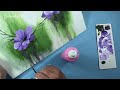 Paint flowers with acrylic Joy and color for your home-Easy and fast