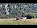 Cessna 180 Arawata river New Zealand 10 hour gorge strip 1