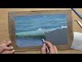Colored Pencil Drawing of Waves