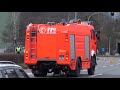 Einsatzfahrten zum Großbrand in Hagen am 10.02.2014 mit besonderen Fahrzeugen