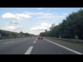 Ferrari F50 on German Autobahn - loud acceleration! HD