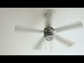 Ceiling Fan White Noise Sounds for Sleeping | 10 Hrs | No Mid-Roll Ads | Black Screen After 15 Mins