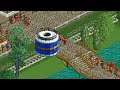 Train Crossings in RollerCoaster Tycoon 2