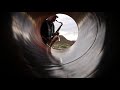 PIPELINEBLUES | Armin Küpper - Saxophone with crazy echo from the pipeline