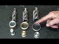 ANNULAR CUTTERS make BUSHINGS & SPACERS  vevor #874 tubalcain brass lathe